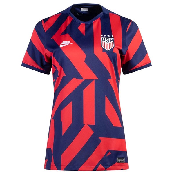 Camiseta Estados Unidos 2ª Kit Mujer 2022 Rojo